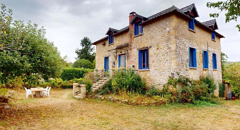 En Périgord Noir, dans le magnifique village de SAINT-LEON-SUR-VEZERE, à proximité à pieds de l’épicerie et des restaurants, maison ancienne rénovée avec grande cave/atelier, jardin, dépendance et verger.