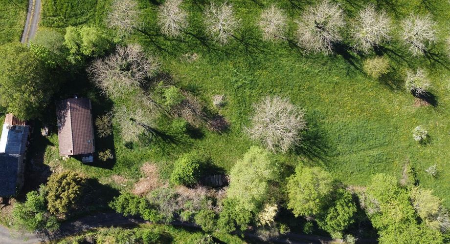 Fermette à rénover sur les hauteurs du charmant village de La Cassagne en Périgord Noir. Jardin de 2000 m². 