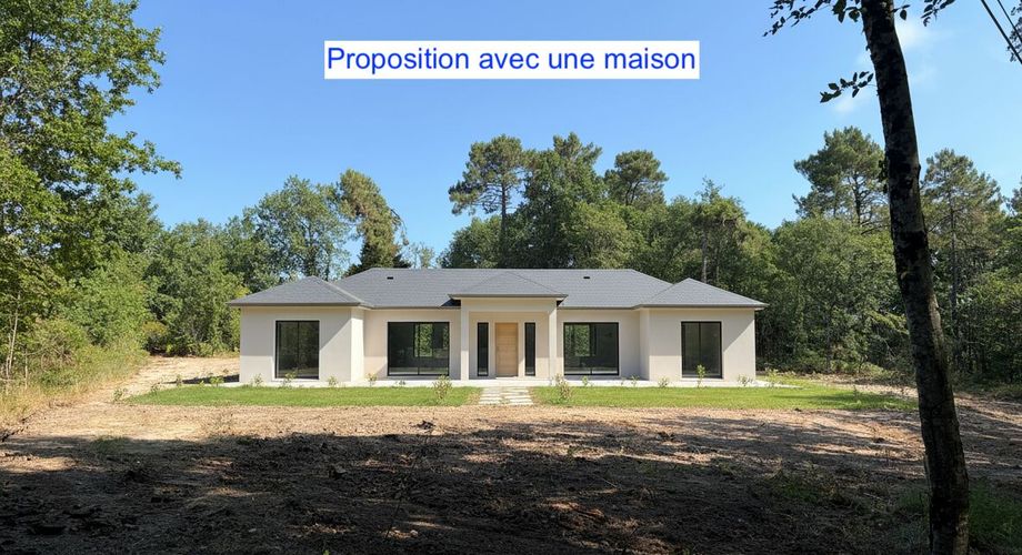 Terrain constructible à vendre à Trélissac, 2.376m², dont environ 2000 m2 de constructible