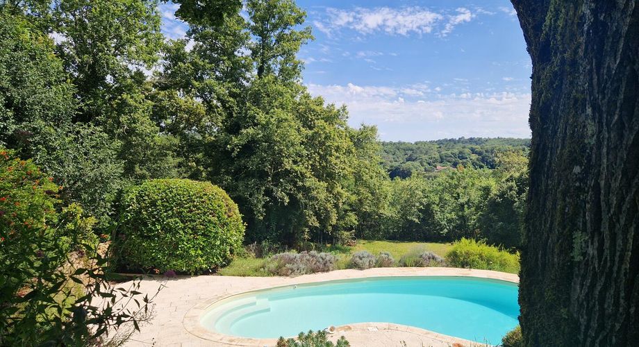 Les Eyzies - Maison périgourdine de 5 chambres et piscine avec vue sur la Vallée