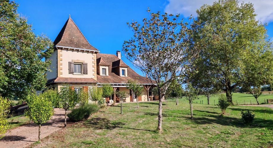 Maison de campagne avec 6,7 hectares et vue