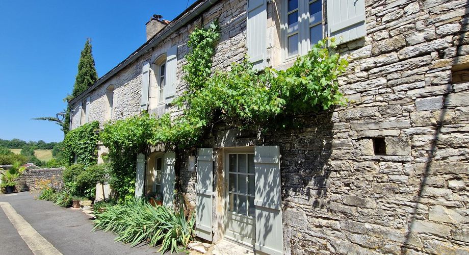 Demeure de charme avec Patio, piscine, tour au toit de lauze et jardin bucolique.