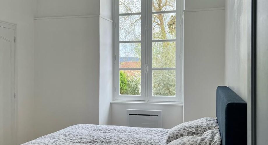 Bel immeuble ancien : Appartement rénové en plein cœur de SAINT-CYPRIEN et ses commerces (2 chambres, terrasse)