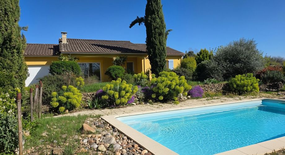 Maison de plain-pied au calme, 3 chambres (possibilité de faire une 4eme), proche des commerces