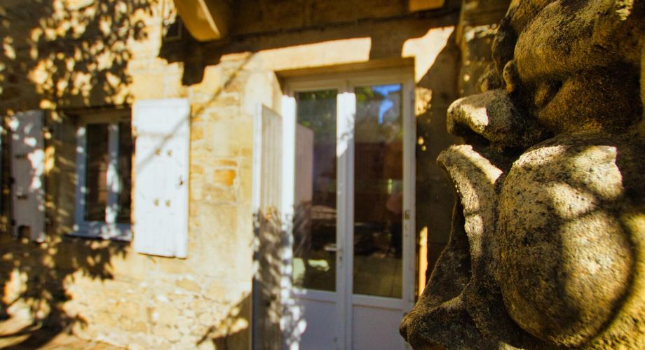 CENTRE VILLE SARLAT - Appartement et local avec jardin et terrasse