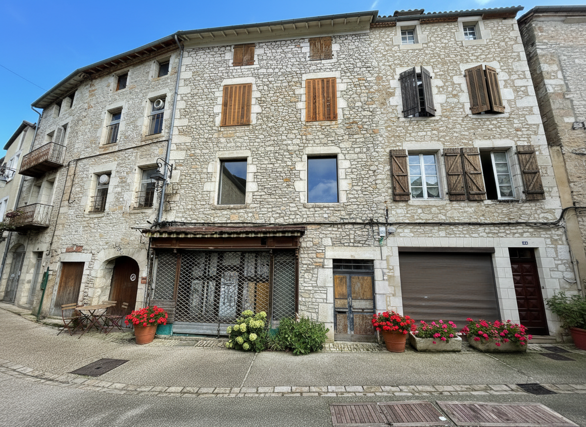 Souillac- Immeuble de rapport à fort potentiel 